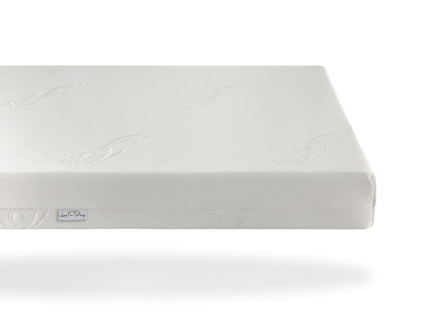 Denise | Cot Bed 120x60cm with drawer & Aloe Vera mattress