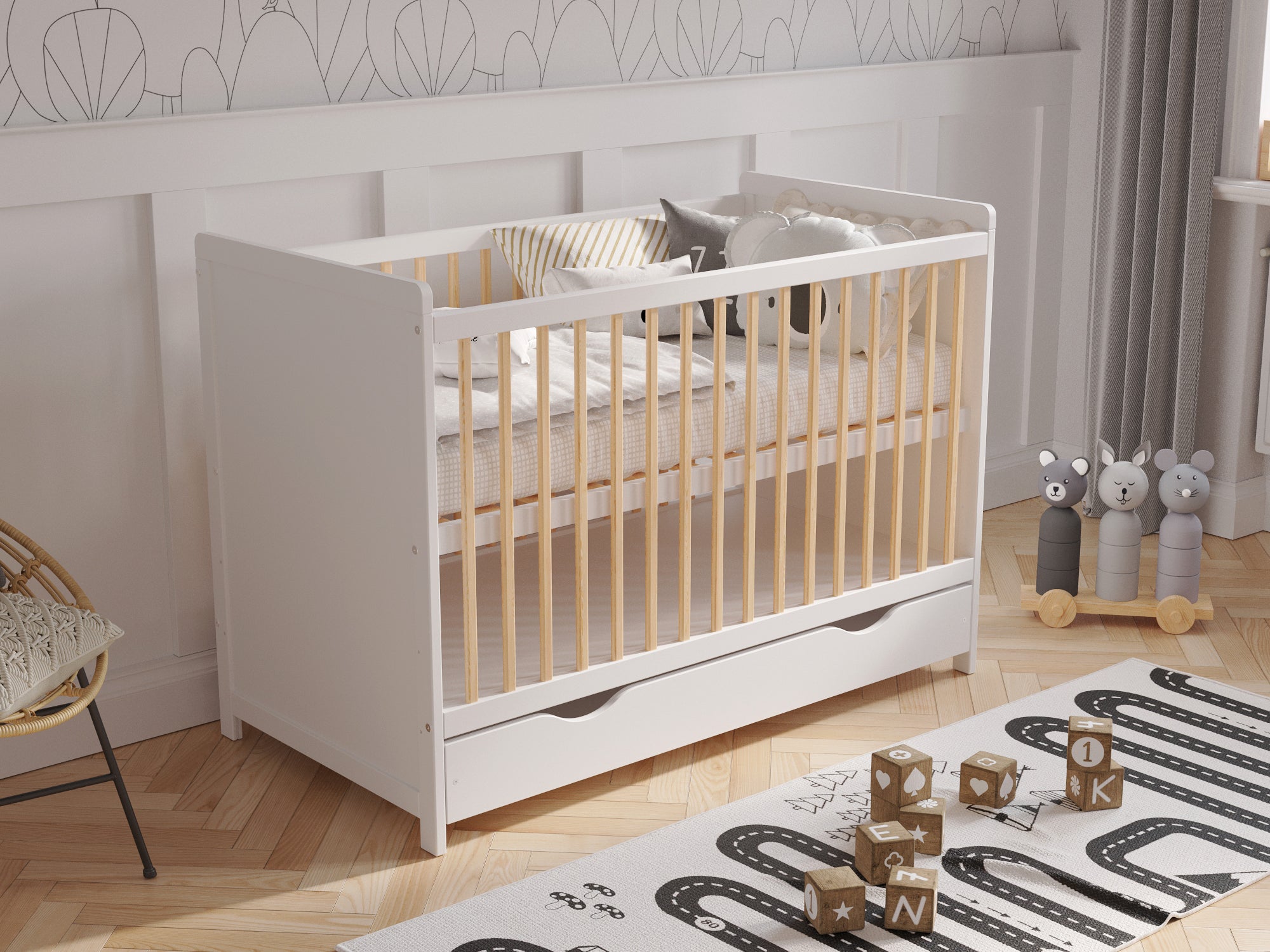 Cot & Mattress Set