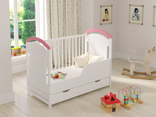 Amie | Cot Bed 120x60cm with drawer