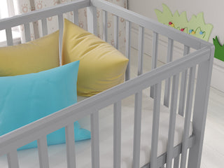 Denise | Lit bébé 120x60cm avec tiroir et matelas Aloe Vera 