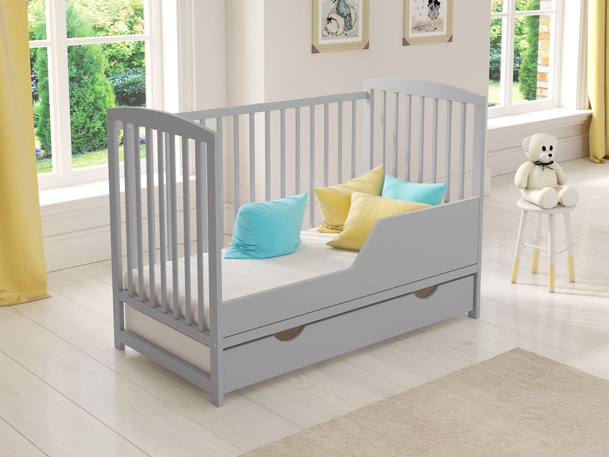 Jacob | Cot Bed 120x60cm with drawer