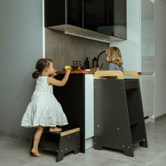 Learning Tower - Kitchen Helper & Step Stool Set