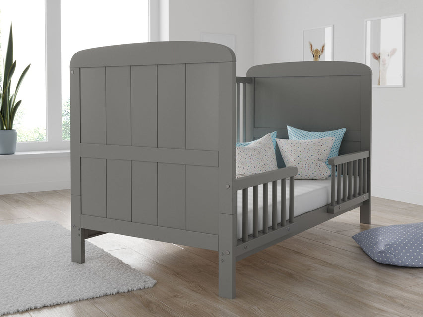 Cot bed grey hotsell