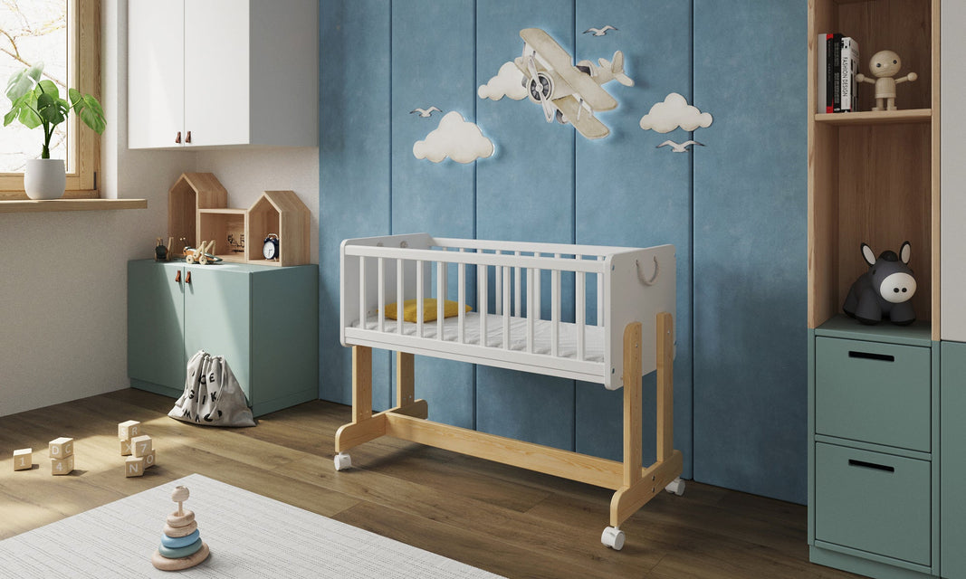 SmartCrib | Smart 6in1 Bedside Crib 90x40cm with Aloe Vera Quilted mattress