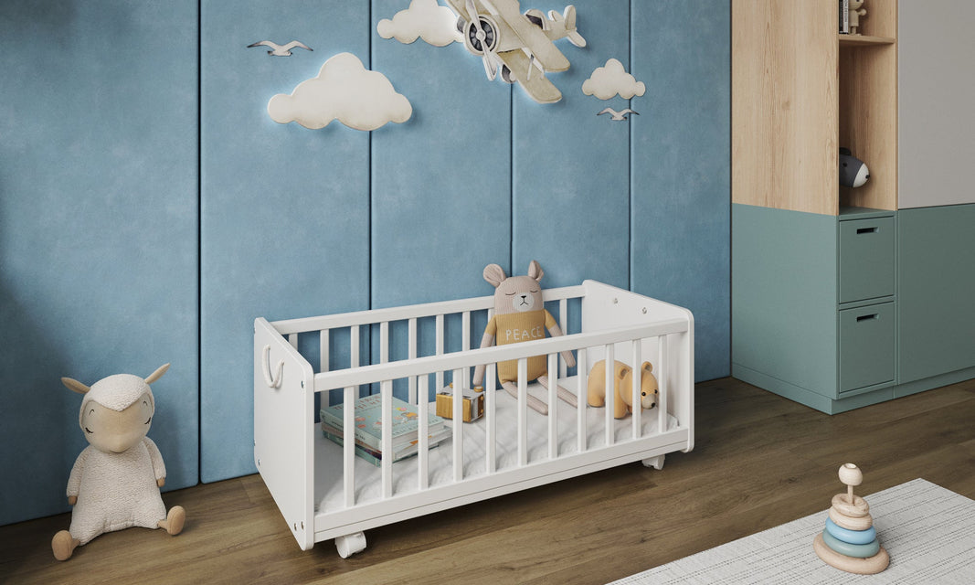 SmartCrib | Smart 6in1 Bedside Crib 90x40cm with Aloe Vera Quilted mattress