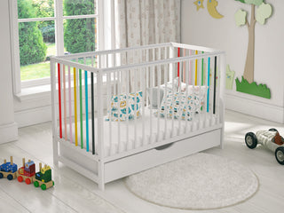 Summer | Cot Bed 120x60cm with drawer & Aloe Vera mattress