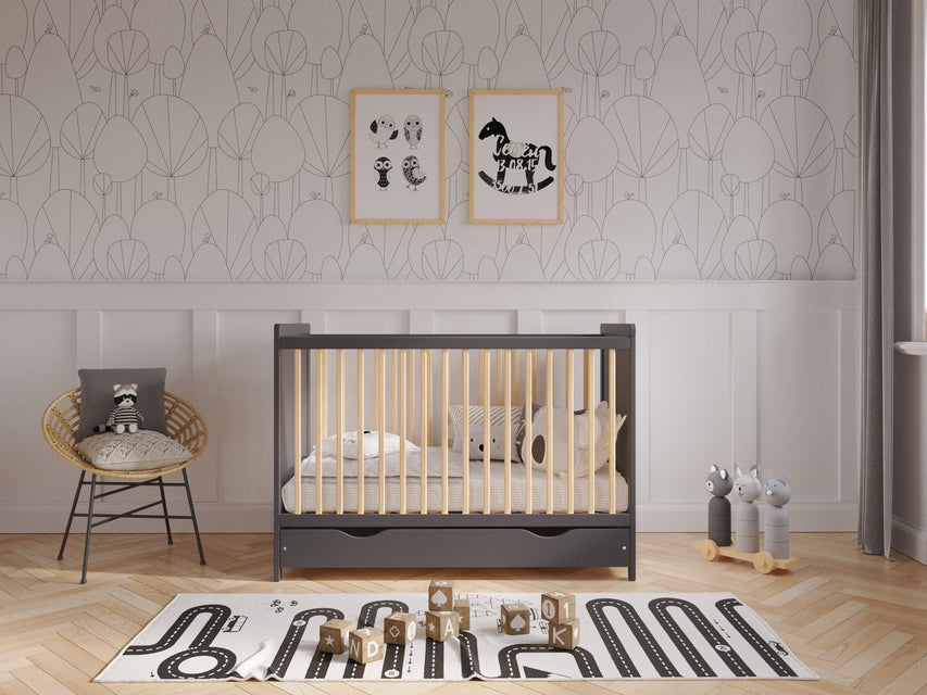 Tokyo | Cot Bed 120x60cm with drawer