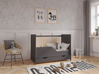 Tokyo | Cot Bed 120x60cm with drawer & Aloe Vera mattress