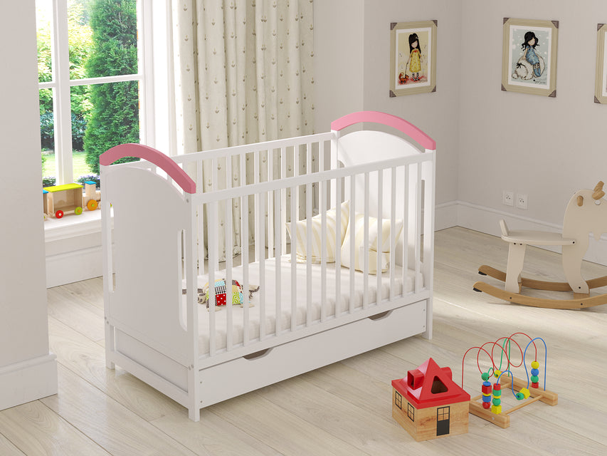 Amie | Cot Bed 120x60cm with drawer