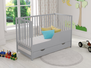 Denise | Cot Bed 120x60cm with drawer